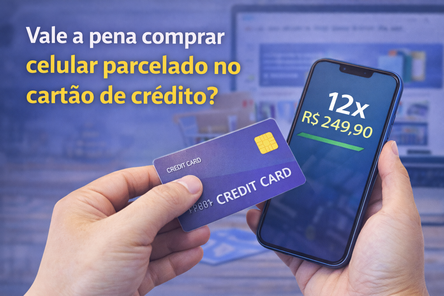 Vale a pena comprar celular parcelado no cartão de crédito?