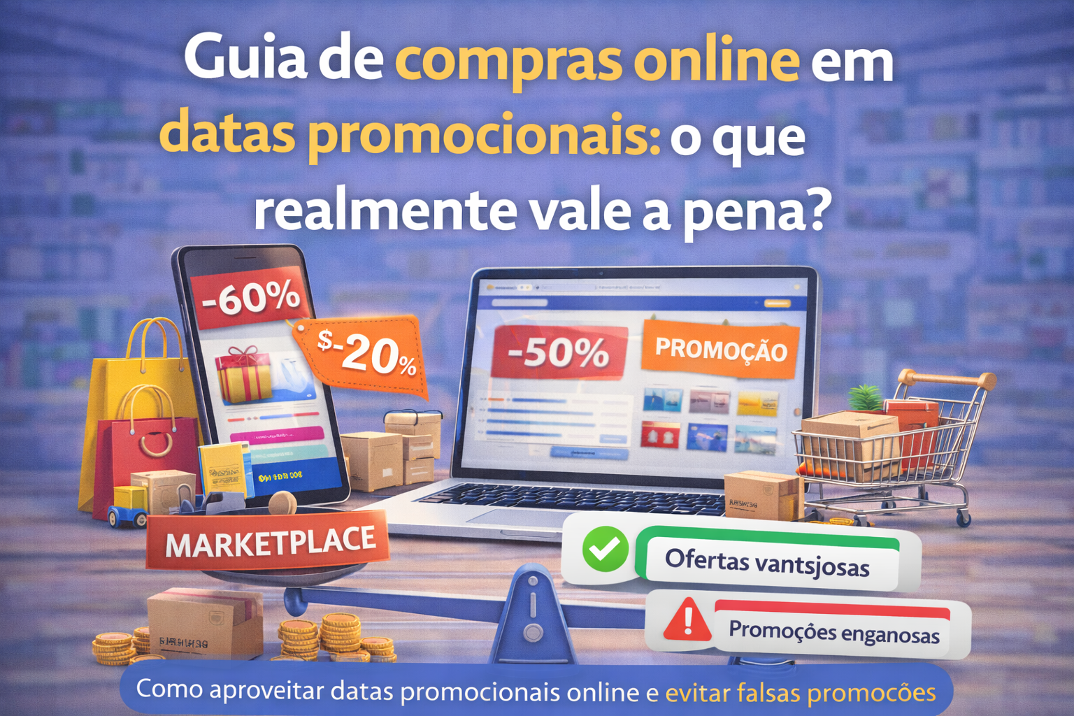 Guia de compras online em datas promocionais: o que realmente vale a pena?