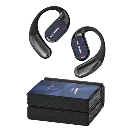 Fone De Ouvido Sem Fio Monster Ac530 Bluetooth 6.0 Esportes Preto