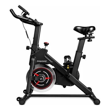 Bicicleta Spinning Ergométrica Fitness Mopower 19ba Vermelho 1.2v