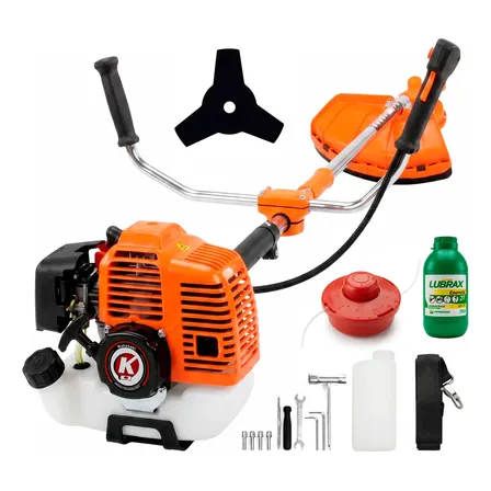 Roçadeira Nakasaki Lateral 2t 75cc 3hp Profissional Gasolina