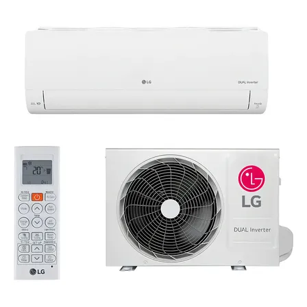 Ar Condicionado Split Hi Wall Inverter R-32 LG Dual Inverter Voice +AI 9.000 BTUs Frio 220V