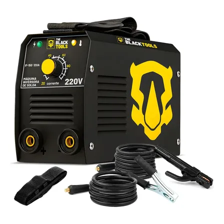 Máquina Solda Inversora Mma The Black Tools Preto 50/60hz Voltagem