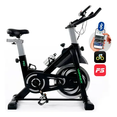 Bicicleta Spinning Winnek Enduro Com Roda de Inércia de 20kg e Bluetooth