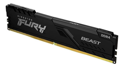 Memoria RAM Fury Beast 8GB DDR4 3200mhz KF432C16BB/8 Cor Preto