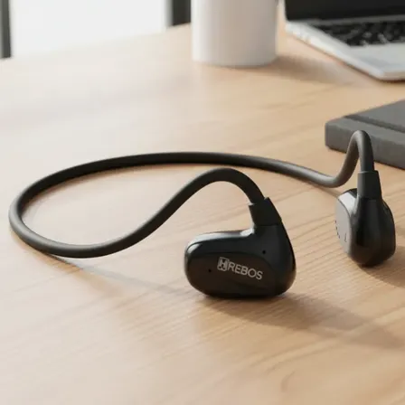 Fone De Ouvido Neckband Com Bluetooth Sem Fio Tws Esportivo Preto