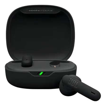 Fone De Ouvido Bluetooth Jbl Wave Flex 2 Preto