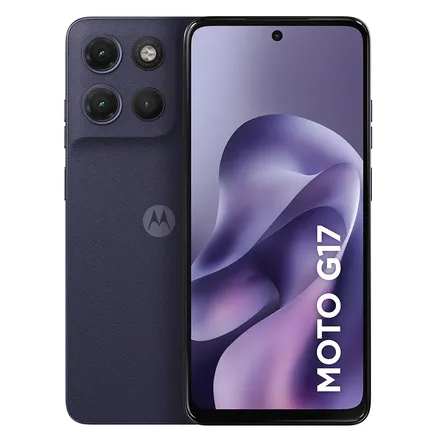 Smartphone Motorola Moto G17 4g - 128gb 12gb (4gb Ram + 8gb Ram Boost), Camera 50mp Sony Lytia 600, Tela Fhd+ 60hz, Bateria 5200 Mah - Roxo