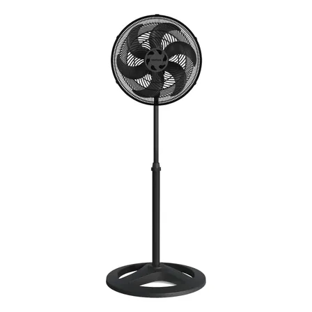 Ventilado De Coluna Turbo 6 Pás 40cm Preto Ventisol Diâmetro 40 Cm Frequência 80 Watts