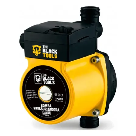 Bomba Pressurizadora De Água 120w Para Aumentar Pressão Da Água Processador 1600l/h Tps120 The Black Tools