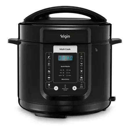 Panela De Pressão Digital Multi Cook 5l 900w Elgin Cor Preto Frequência 60 Hz