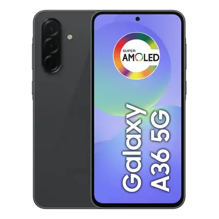 Smartphone Samsung Galaxy A36 5G 128GB 6GB RAMCâmera Tripla Traseira de até 50MP Selfie 12MP Tela 6.7" - Preto