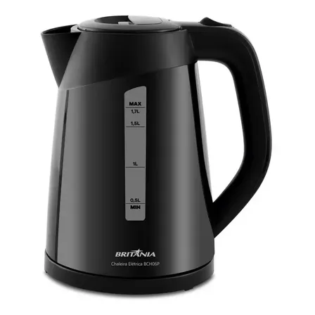 Chaleira Elétrica Bch06p 1,7 Litros Preta Britânia 220v Preto