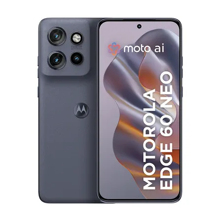 Smartphone Motorola Edge 60 Neo 5g - 512gb 24gb (12gb Ram + 12gb Ram Boost), 50mp Sony Camera Moto Ai E Tela 1.5k Super Hd - Cinza