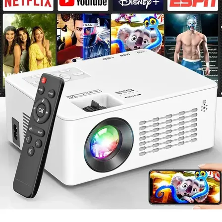 Projetor Profissional Android 4k Portátil 5g Wifi Full Hd