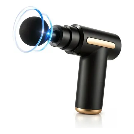 Massageador Pistola Elétrica Profissional Muscular Portátil 127/220v Preto