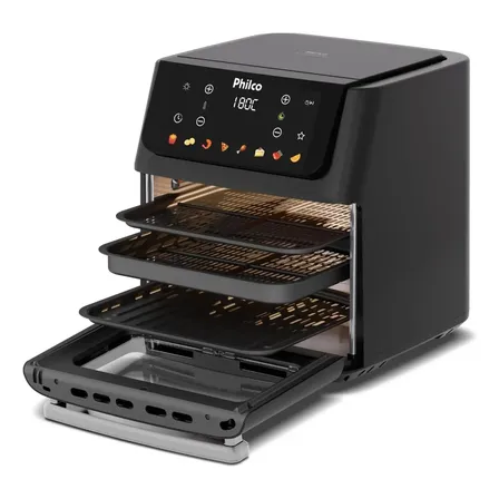 Fritadeira Air Fryer Philco 16 Litros Paf16c Preto