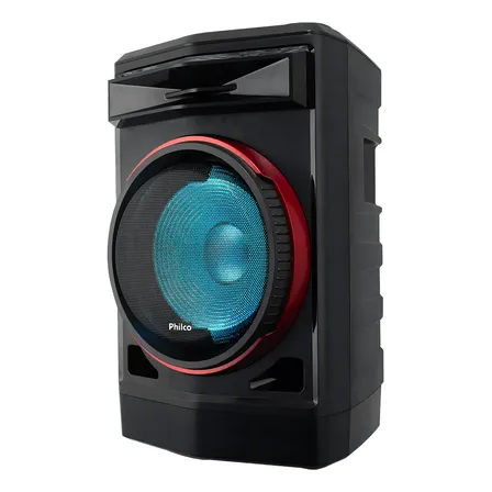 Caixa De Som Acústica Philco Pcx7100 Flash Lights Bass 750w Cor Preto