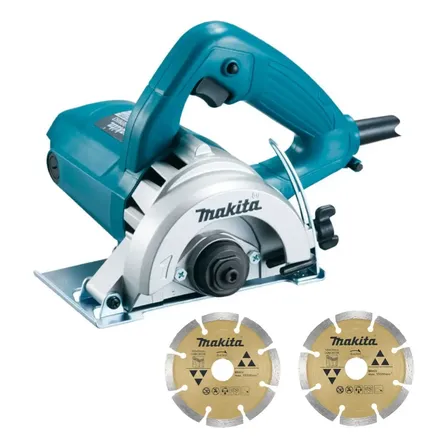 Serra Makita 4100nh3zx Mármore com 2 Discos Diámetro 110mm 1300W