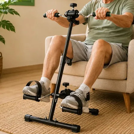 Mini Bicicleta Ergométrica Portátil Fisioterapia Pedalinho