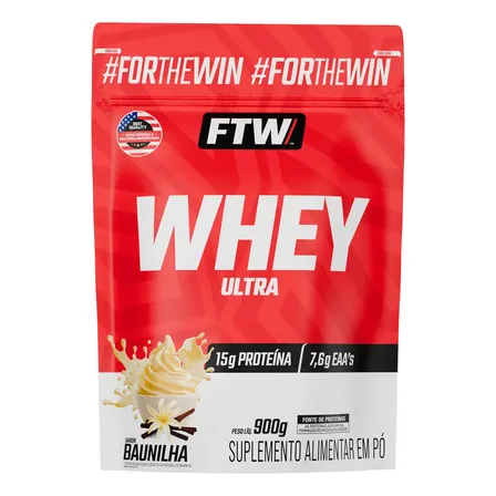 Whey Protein Ultra Refil 900g Sabor Baunilha - FTW
