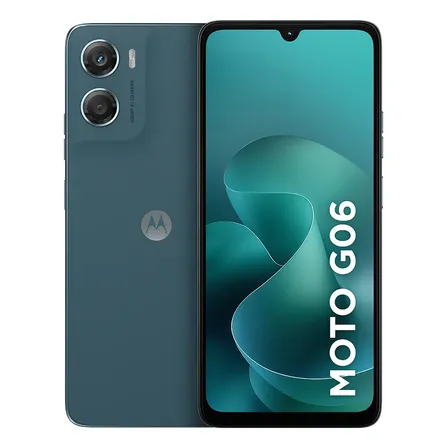 Smartphone Motorola Moto G06 - 128gb 4gb Ram + 8gb Ram Boost E Camera 50mp Com Ai Bateria De 5200 Mah Tela 6.9 - Azul Marinho